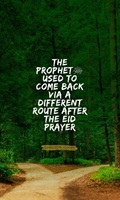 Prophet Muhammad Way For Eid Prayer